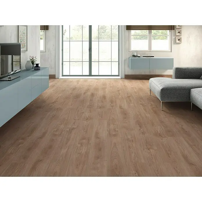 LOGOCLIC Laminado AC5-33 Roble Aceitado - 1.200 x 196 x 8 mm, AC5 - Foto ambiente