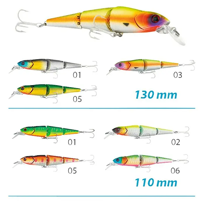 Tubertini Señuelo de pesca afondante Swimming Bait 04 - 1 ud., Pez objetivo: Pez depredador
