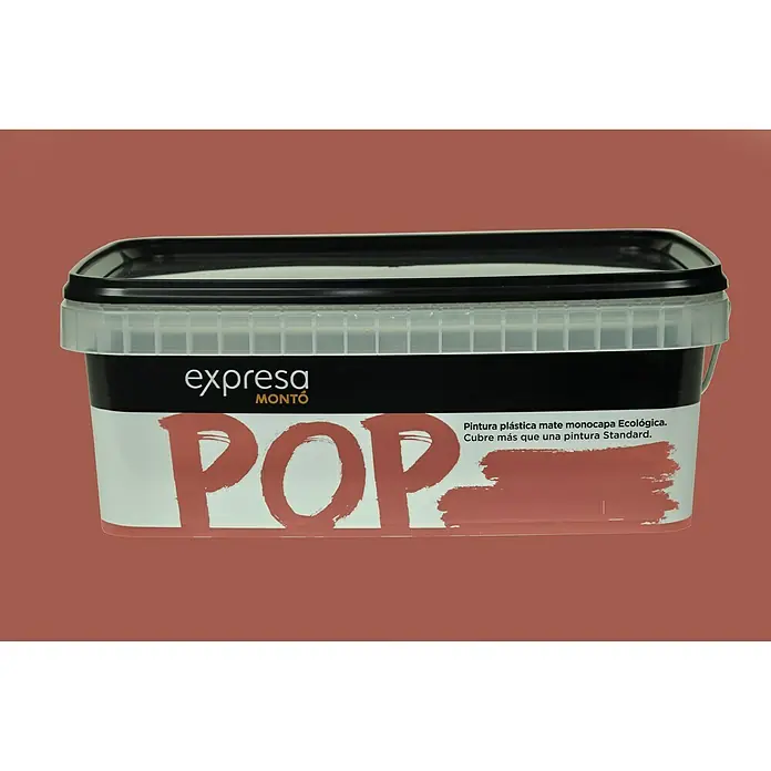 Montó Pop Pintura para paredes - Rojo bólido, 2,5 l, Mate