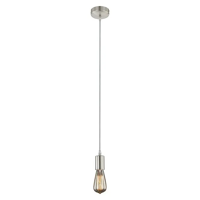 Globo Lámpara colgante redonda - 60 W, Ø x Al: 10 x 140 cm, E27