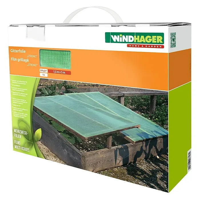 Windhager Gitterfolie Strong - L x B: 5 x 1,5 m, Grün