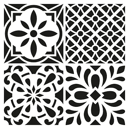 Plantilla decorativa Stencil