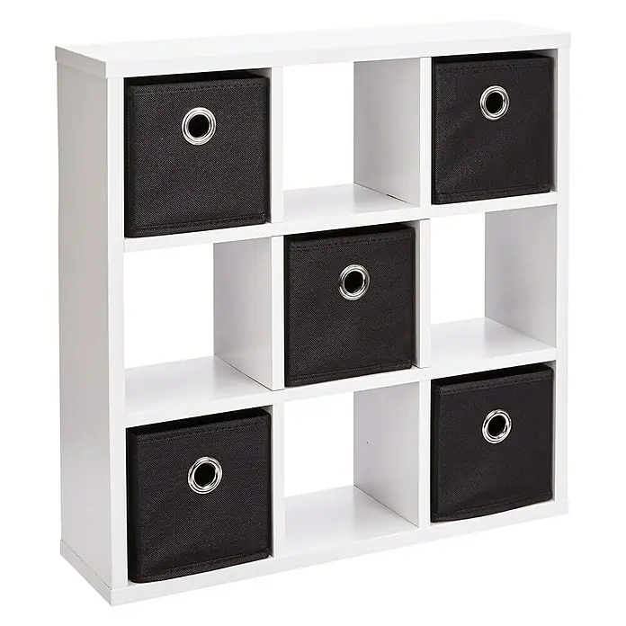 Phönix Regal Prag - L x B x H: 14 x 49,2 x 49,2 cm, Weiß - Vorderansicht