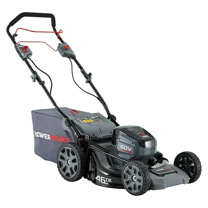 Powerworks Akumulatorska kosilica PD60LM46SPK4 - 60 V, Litij-ionska, 4 Ah, 1 baterija, Širina reza: 46 cm
