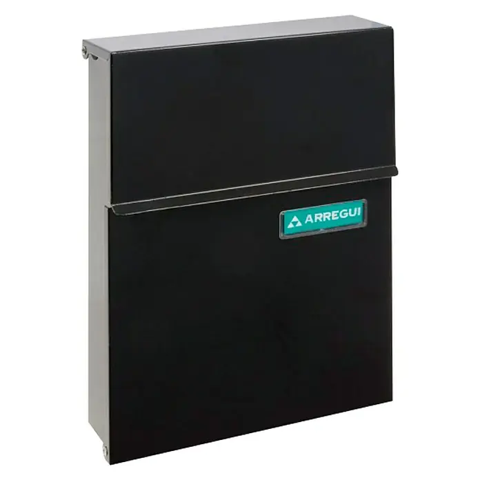 Arregui Line Buzón de correo E-6804 - Acero, L x An x Al: 23 x 6,5 x 30,5 cm, Negro