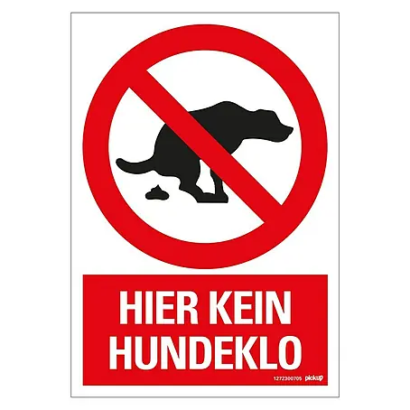Pickup  Verbotsschild