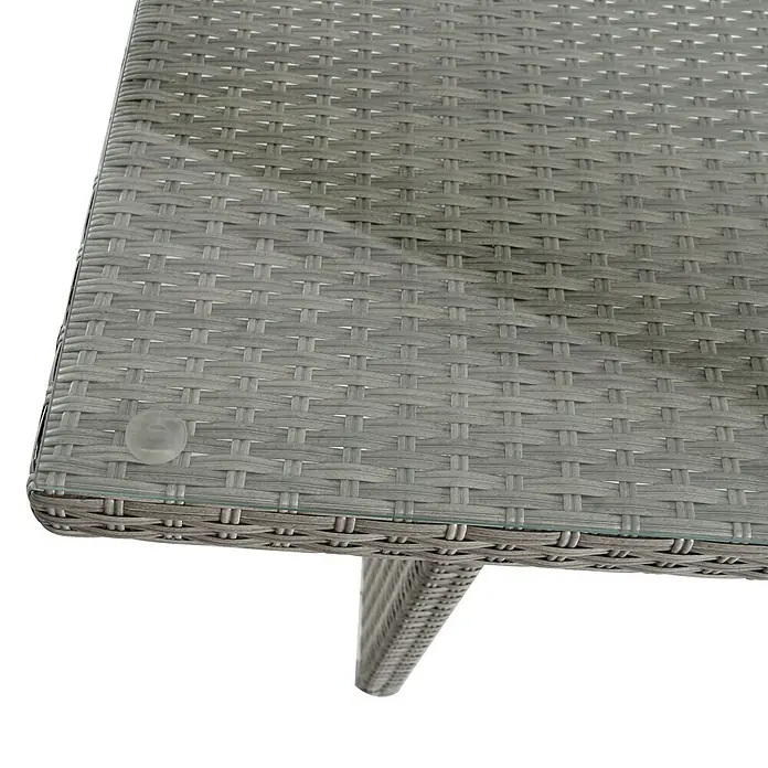 Sunfun Conjunto de muebles Silvana - 5 piezas, Gris, Antracita