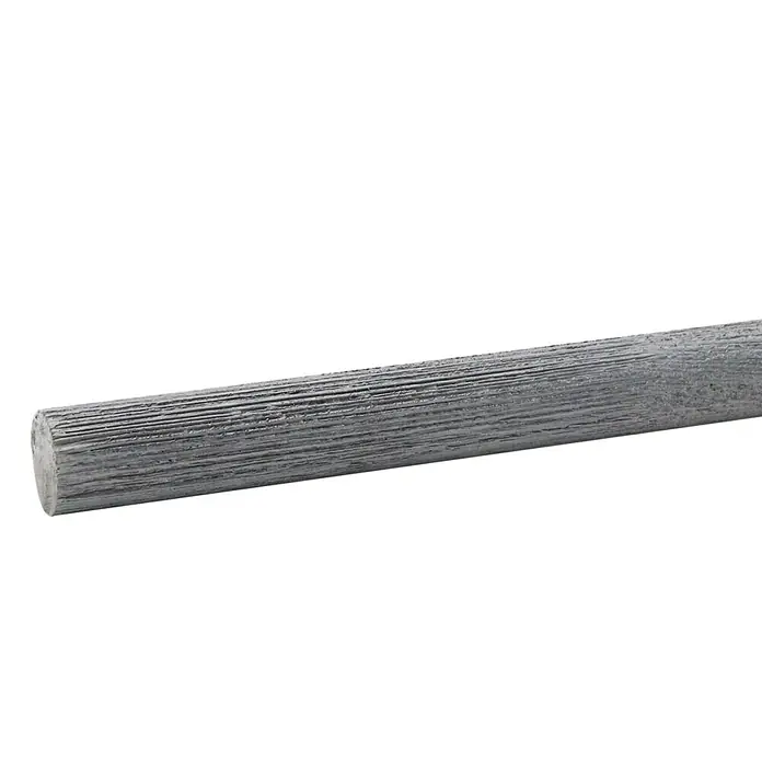 Expo Ambiente Vodilica zavjese - Sive boje, Duljina: 200 cm, Promjer: 28 mm - Pogled s lijeve strane