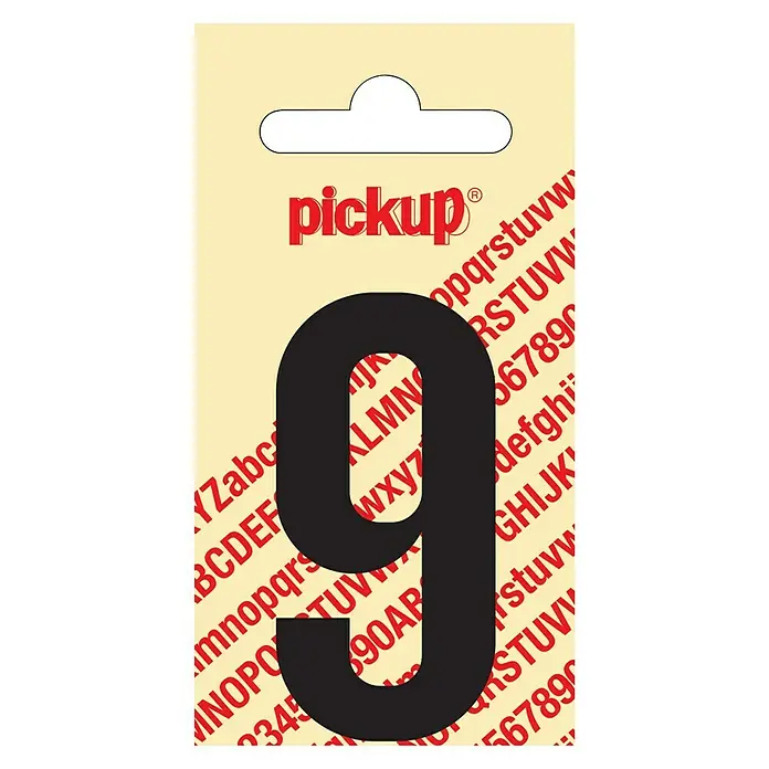 Pickup Naljepnica - Motiv: 9, Crne boje, Visina: 60 mm