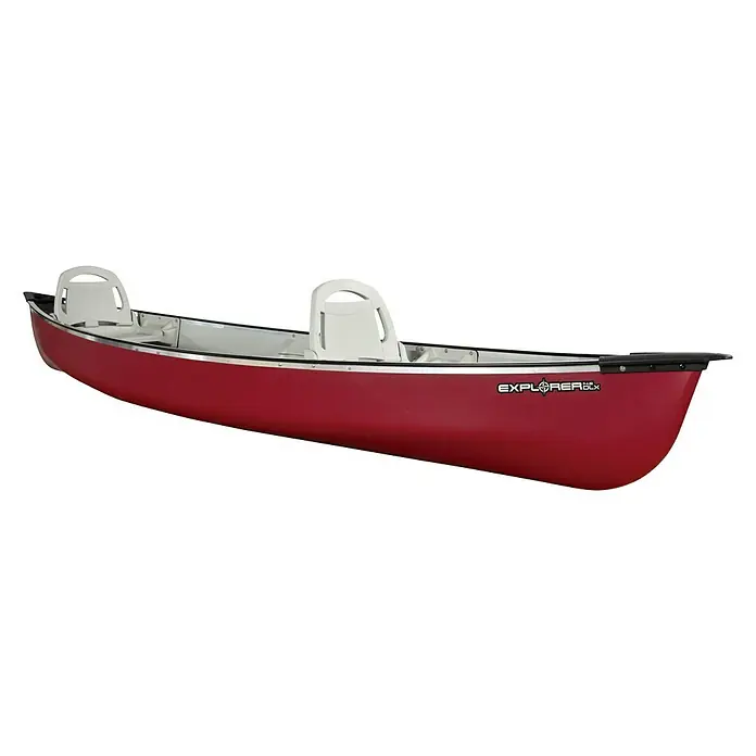 Pelican Kanu Explorer 14.6 DLX - L x B: 442 x 97 cm, Geeignet für: 3 Personen, Tragkraft: 363 kg, RAM-X Mehrschicht-Polyethylen - Vorderansicht