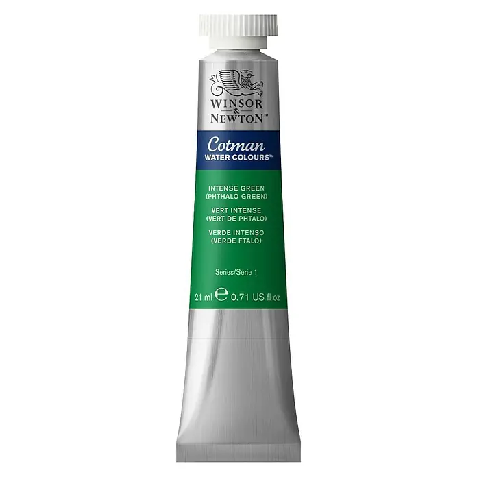 Winsor & Newton Cotman Akvarel boja - Intenzivna zelena, 21 ml, Tuba - Pogled sprijeda