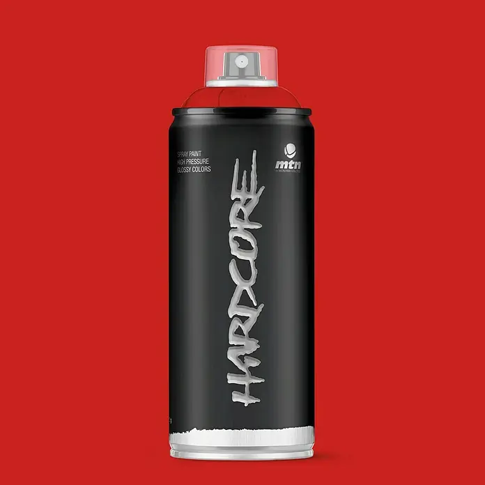 mtn Spray Hardcore - Rojo soviet, 400 ml, Brillante