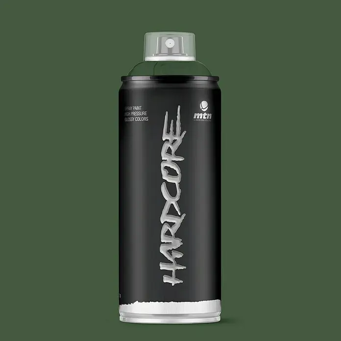mtn Spray Hardcore - Verde bosque, 400 ml, Brillante
