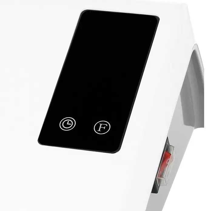 Voltomat HEATING Ventilatorska grijalica - 2.000 W, Bijelo-crno, 26 x 16,4 x 28,5 cm - Pogled sprijeda