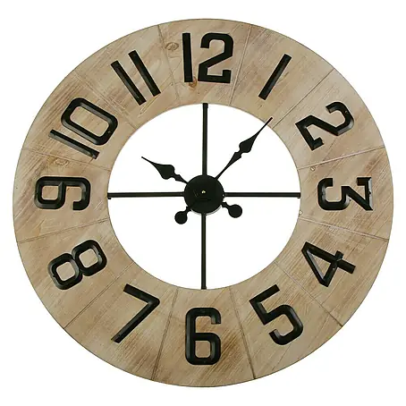 Reloj de pared redondo Industrial