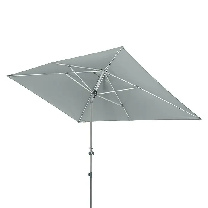 Doppler Expert Sonnenschirm Auto Tilt - Hellgrau, 300 x 200 cm