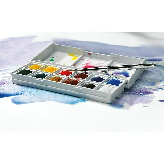 Winsor & Newton Cotman Aquarelverfset Pocket Box - Pot - Sfeeropname