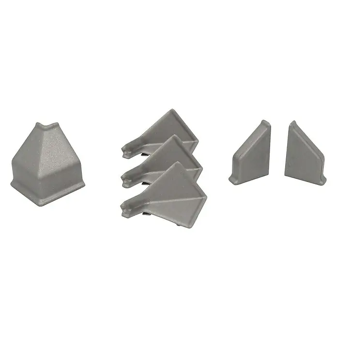 CUCINE Zubehör-Set - Silber, 6 -tlg. - Vorderansicht