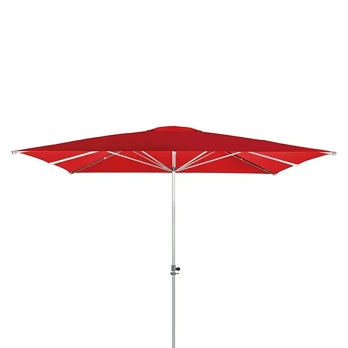 Doppler Alu Expert Sonnenschirm Teleskop - Rot, 350 x 350 cm