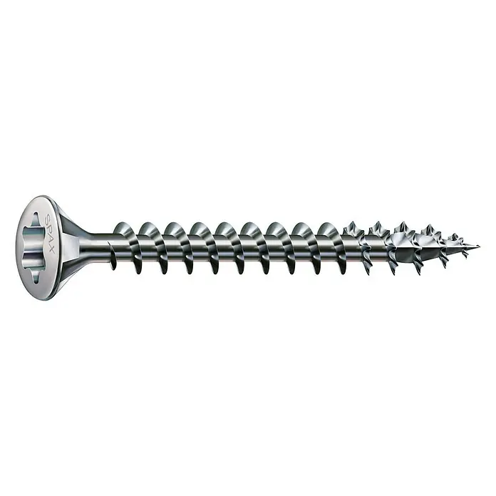 Spax Linsenkopfschraube T-STAR plus - Ø x L: 4 x 40 mm, Vermessingt, 60 + 60 Stk., Vollgewinde