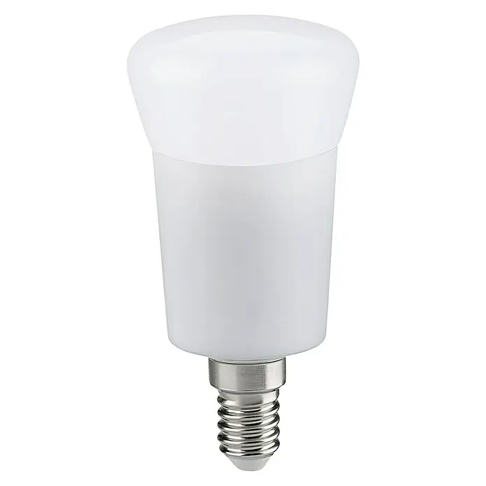 LeuchtenDirekt Lola LED žarulja Bulb - 4,3 W, E14, RGB upravljanje bojom, Bez daljinskog upravljanja - Pogled sprijeda