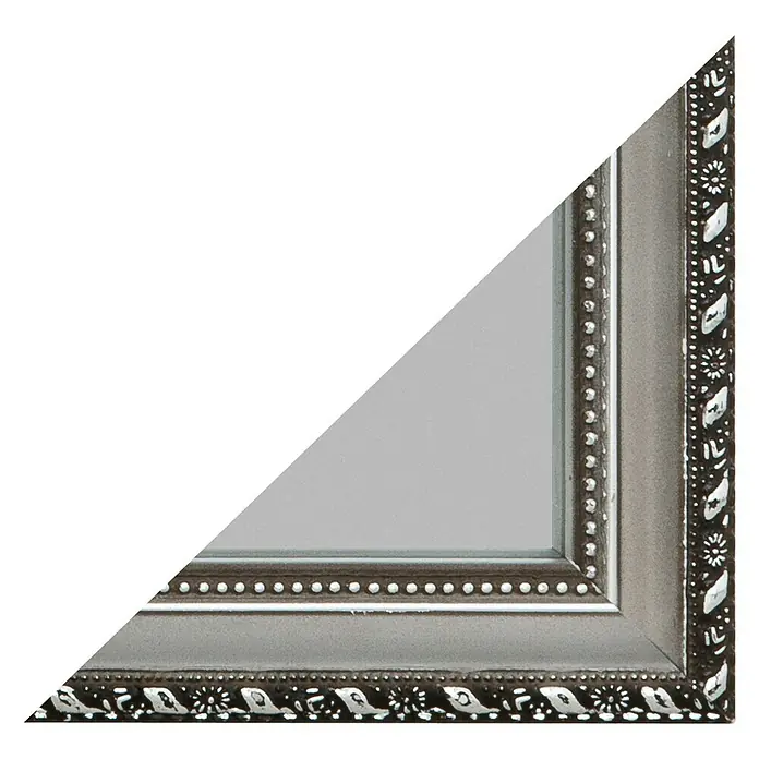 Rahmenspiegel Lisa - 35 x 125 cm, Silber - Detailaufnahme