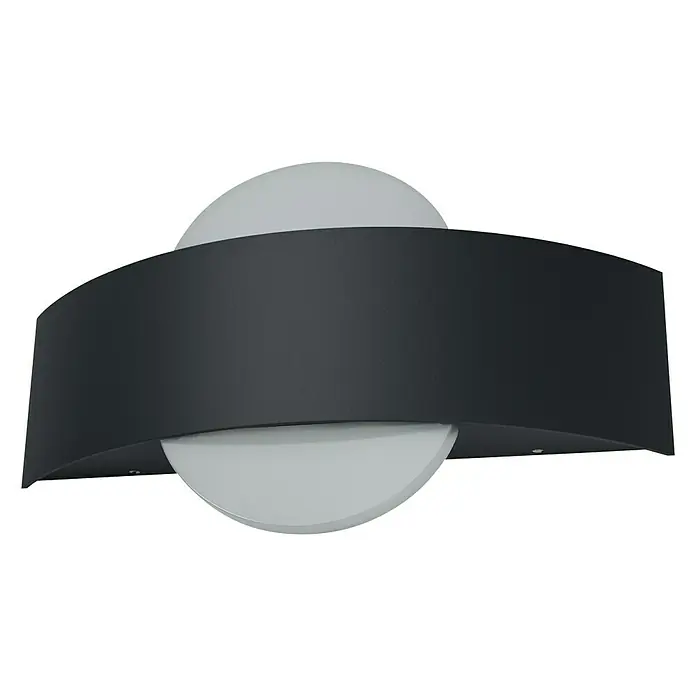 Ledvance LED-Außenwandleuchte Shield - 11 W, 6 x 24 x 14,2 cm, IP44 - Rechte Seitenansicht
