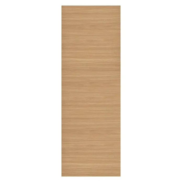 Solid Elements Puerta corredera de madera Roble Clásico Liso - 72,5 x 203 cm, Roble claro, Maciza