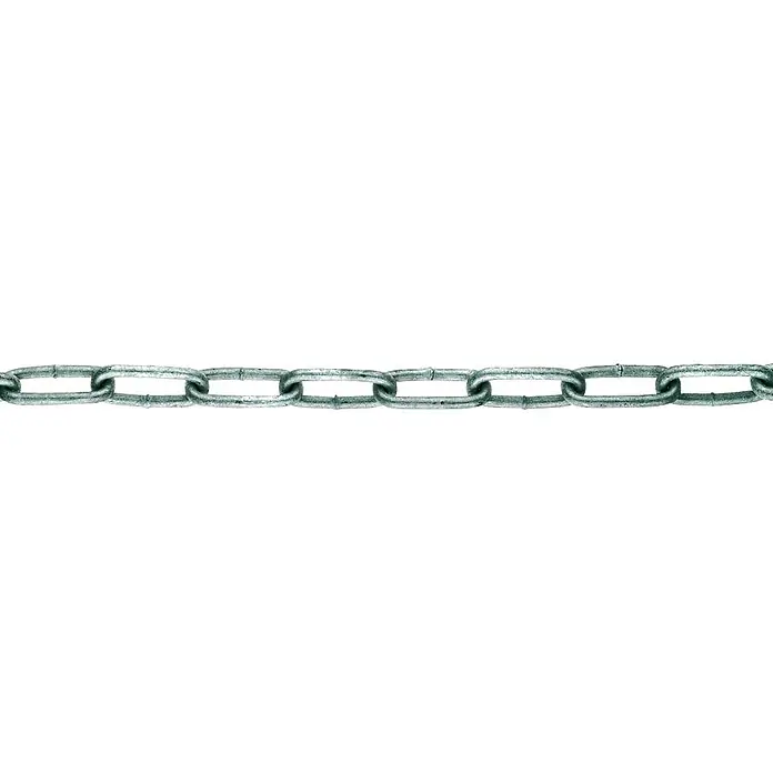Stabilit Cadena de acero redondo a metros - 6 mm, Acero, Galvanizado al fuego, Forma de C