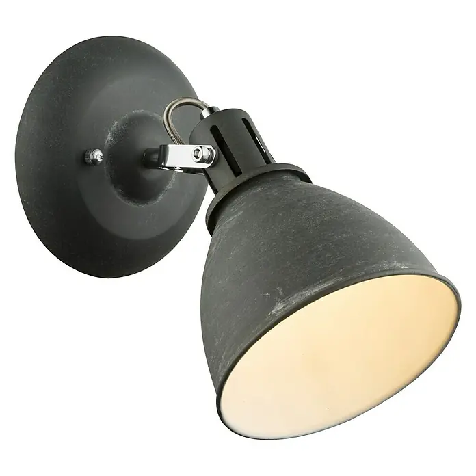 Globo Wandstrahler Jonas - 40 W, L x B x H: 22 x 15 x 22 cm, E14 - Rechte Seitenansicht
