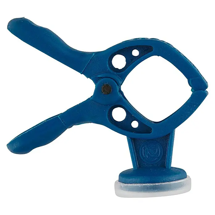 Wolfcraft Pinza con resorte Microfix XS - Con imán, Anchura de sujeción: 15 mm, Fuerza de sujeción: 50 g - Vista de perfil derecho