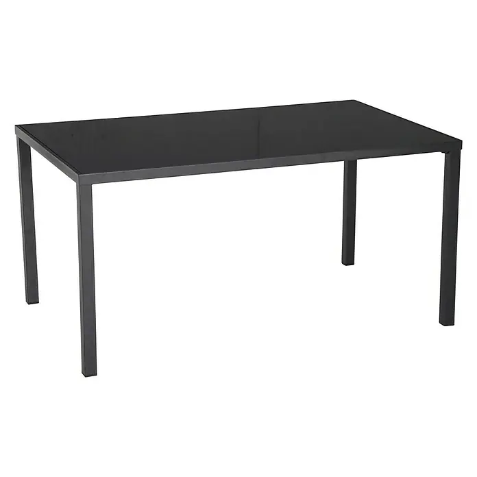 Sunfun Conjunto de muebles Lea - 5 piezas, Antracita