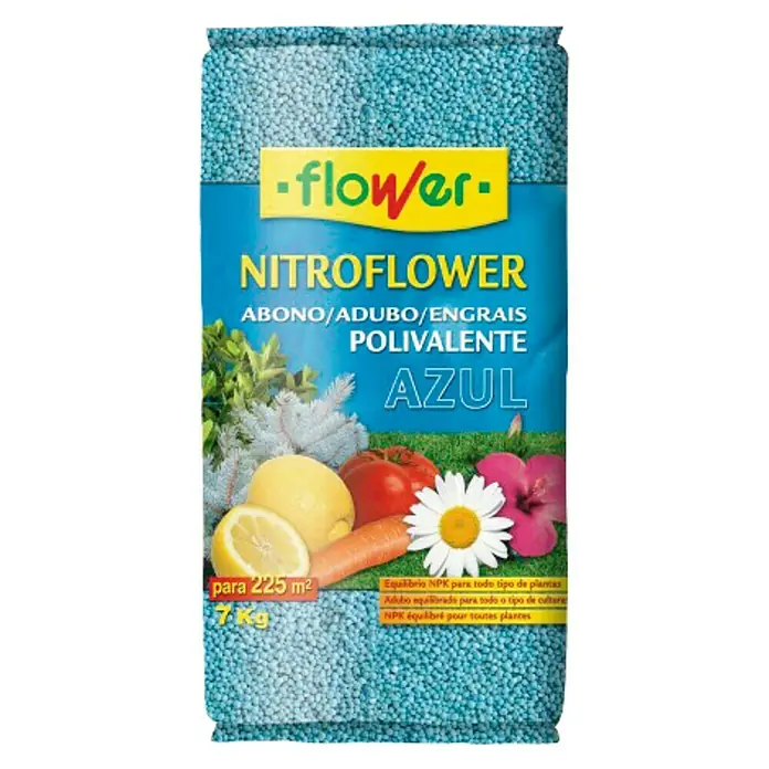 Flower Abono azul polivalente Nitroflower - 7 kg