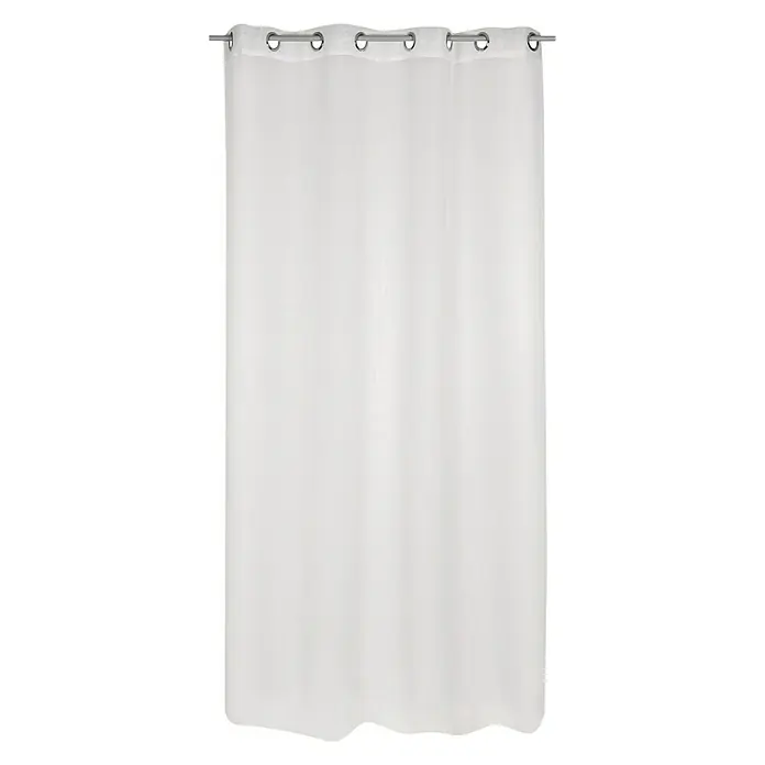 Visillo para ventana - 140 x 260 cm, 100% poliéster, Blanco