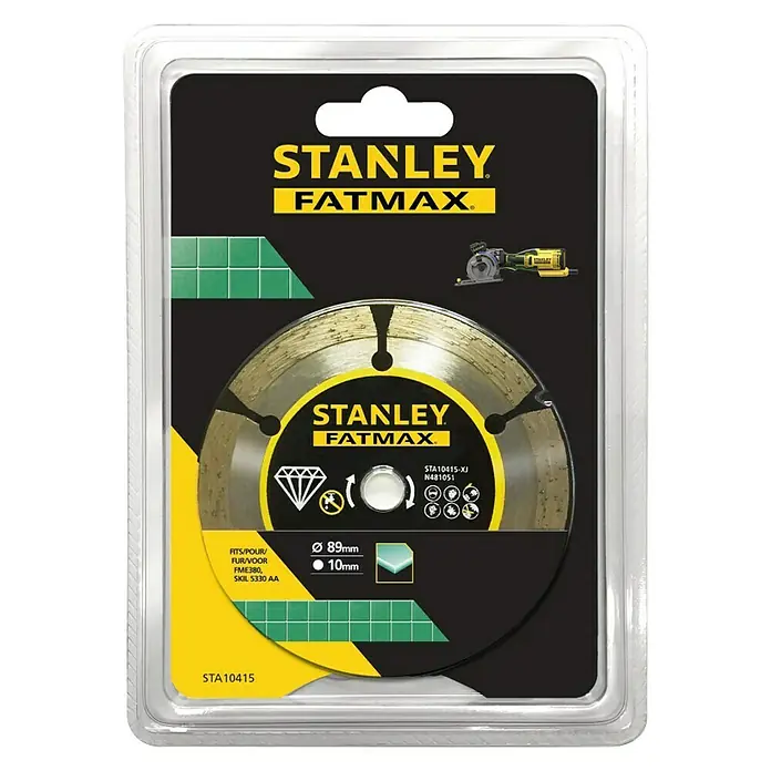 Stanley FatMax Disco de sierra STA10415-XJ - Diámetro: 89 mm, Orificio: 10 mm