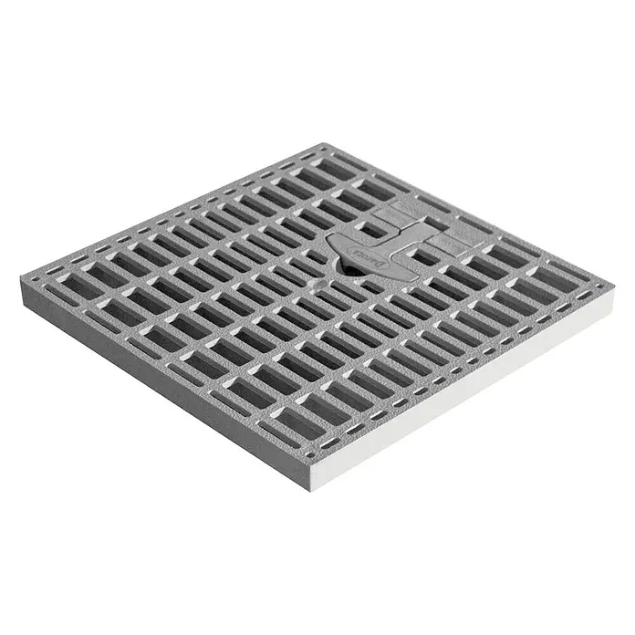 Dakota Rejilla para arqueta - 40 x 40 cm, Polipropileno