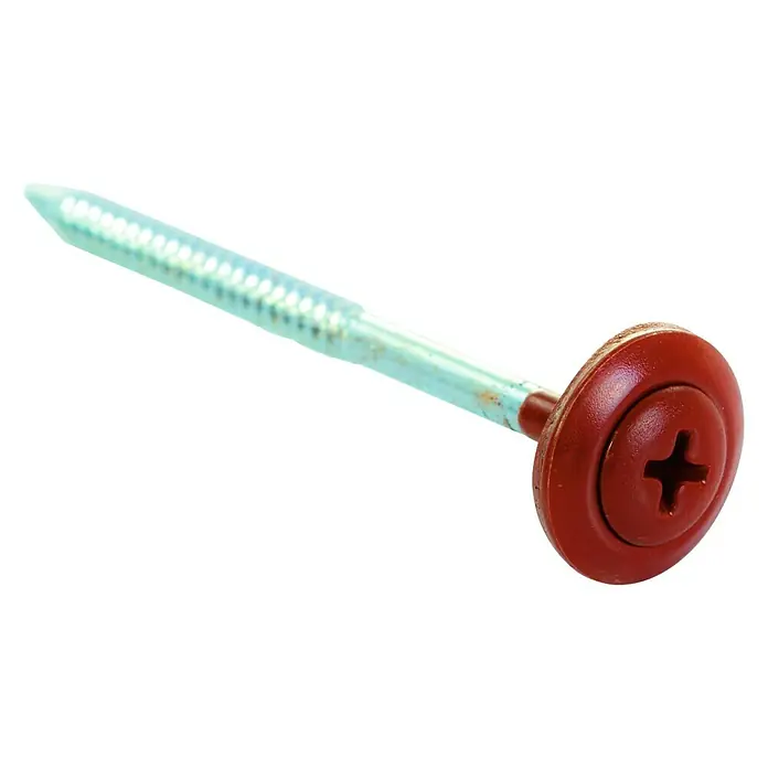 Onduline Tornillo universal para la instalación de tejados - 3,9 x 60 mm, 100 ud., Rojo
