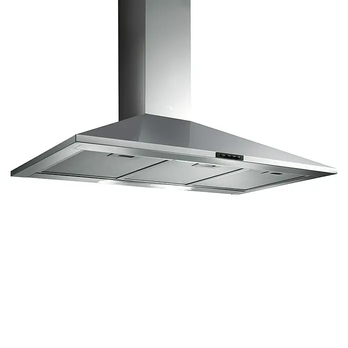 Turboair Campana de pared Certosa - Ancho: 90 cm, Potencia de aire máx.: 392 m³/h, Acero inoxidable