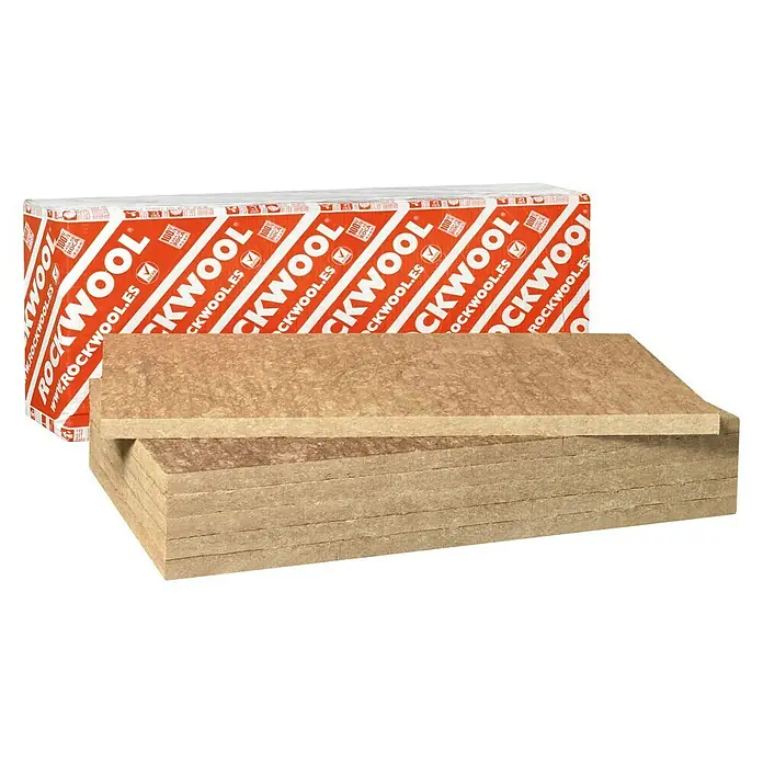 Rockwool Lana de roca panel semirrígido Confortpan 208 Roxul - 1,35 m x 0,4 m x 4 cm
