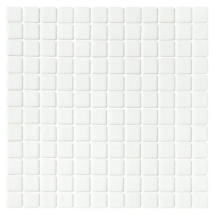 Palazzo Baldosa de mosaico Niebla - 31,6 x 31,6 cm, Blanco