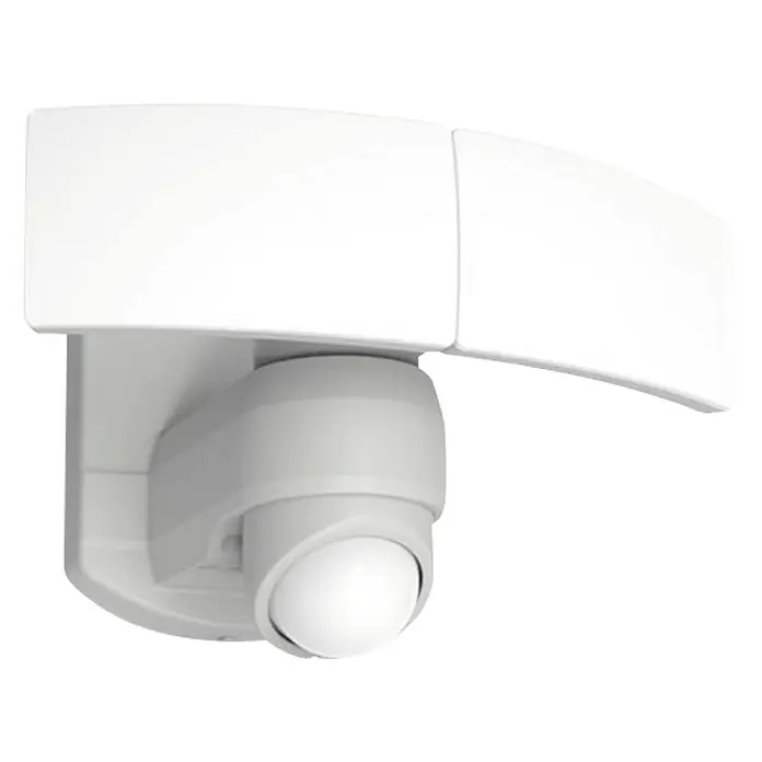 Lutec Aplique exterior LED con sensor LED Arc - 19 W, L x An x Al: 20,4 x 27,7 x 15,6 cm, Blanco, Blanco frío