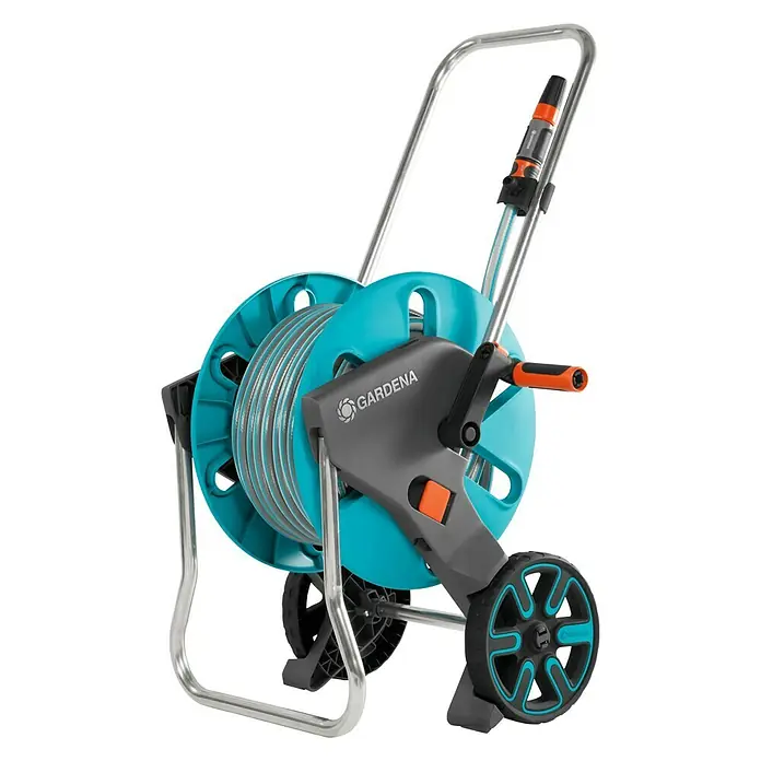 Gardena Schlauchwagen-Set AquaRoll M - Kunststoff/Metall, Schlauchlänge: 20 m