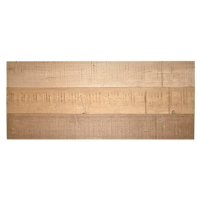 Houten paneel Woodland - Grenen, 90 x 12,8 cm, Mix beige, Zelfklevend - Vooraanzicht