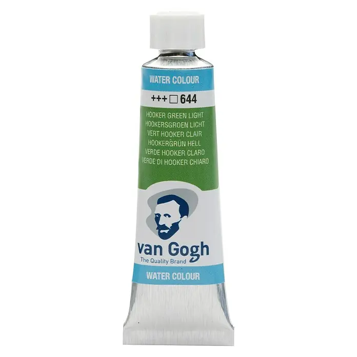 Talens Van Gogh Acuarela - Verde hoocker claro, 10 ml, Tubo
