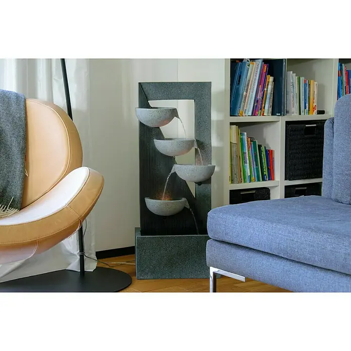 Dobar Kunststeinbrunnen - 40 x 25 x 92 cm - Stimmungsaufnahme