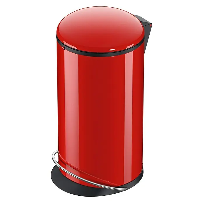 Hailo Mülleimer Harmony - L, Rot, 20 l - Linke Seitenansicht