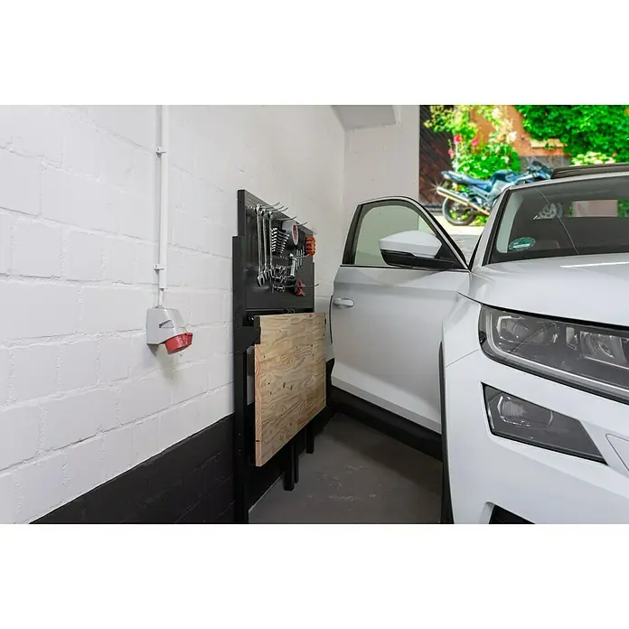 Werkbank - l x b x h: 64,5 x 120,5 x 140 cm - Zijaanzicht links