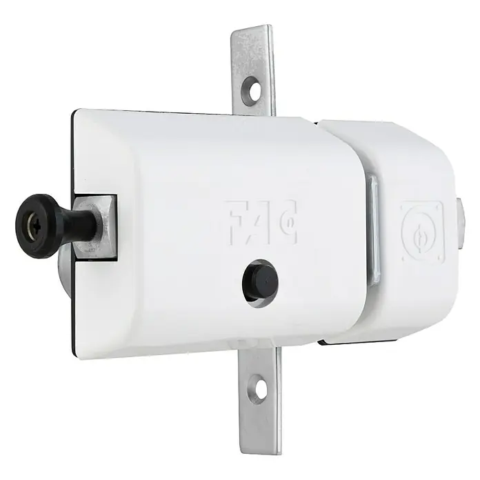 FAC Cerrojo UVE Magnet - L x An x Al: 169 x 40 x 29,5 mm, Blanco