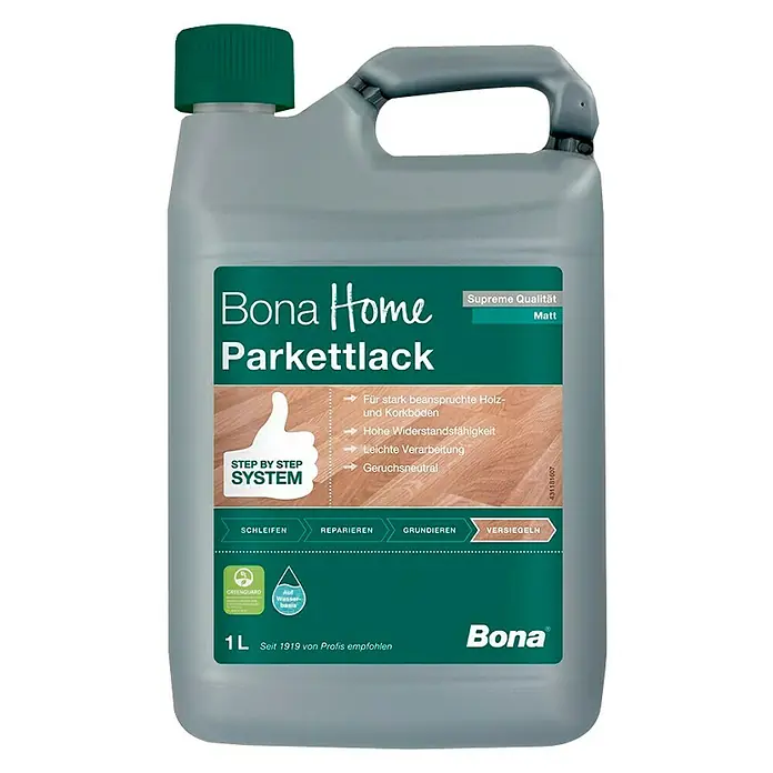 Bona Home Parkettlack Supreme - Farblos, Matt, 1 l