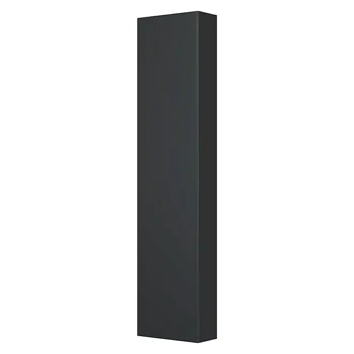 Camargue Espacio Visoki ormar - 40 x 17 x 170 cm, 1 vrata, Gama antracit mat - Pogled sprijeda